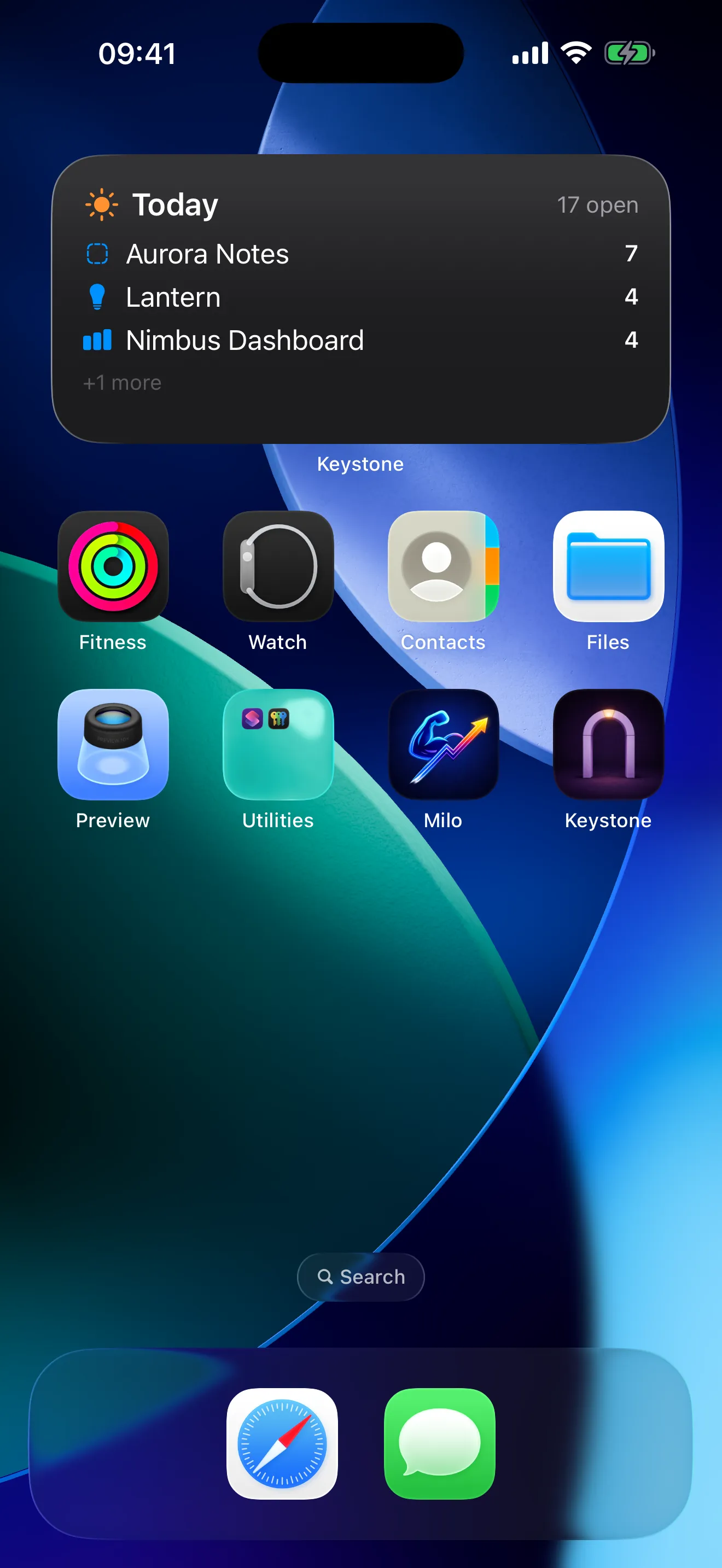 Keystone on iPhone, screen 5